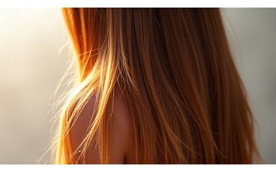 Warmes Balayage mit goldenen Akzenten