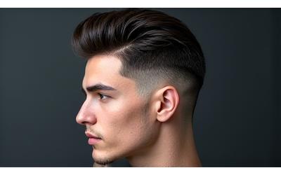 Stylisches Herren-Haarschnitt und Styling